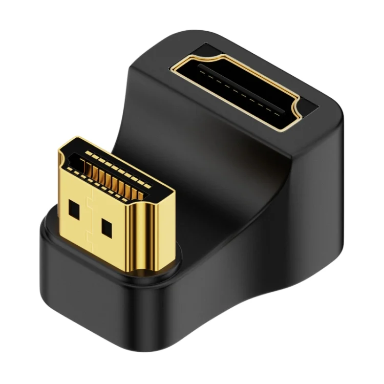 PC2489_1.webp A8K-16 8K HDMI Male to HDMI Female U-bend Adapter - Image 2