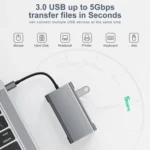 BYL-2111 7 in 1 USB-C / Type-C to USB Docking Station HUB Adapter - Image 7