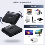 2 In 1 Out 4K HD Video Bi-Direction HDMI Switcher - Image 6