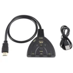3 x 1 4K 30Hz HDMI Switcher with Pigtail HDMI Cable, Support External Power Supply - Image 3