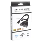 3 x 1 4K 30Hz HDMI Switcher with Pigtail HDMI Cable, Support External Power Supply - Image 4