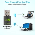 600M Bluetooth WiFi 2 in- 1 USB Network Adapter WiFi Signal Receiver - Image 3