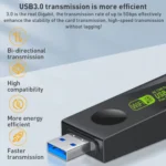 1300Mbps Dual Frequency USB Network Adapter WiFi Transmitter Receiver - Image 5