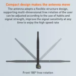 1510 150Mbps Drive Free USB Network Adapter WiFi Transmitter Receiver - Image 7