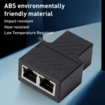 OZHW1 RJ45 1 to 2 Splitter Adapter Network 100M LAN Ethernet Female Connector - Image 5