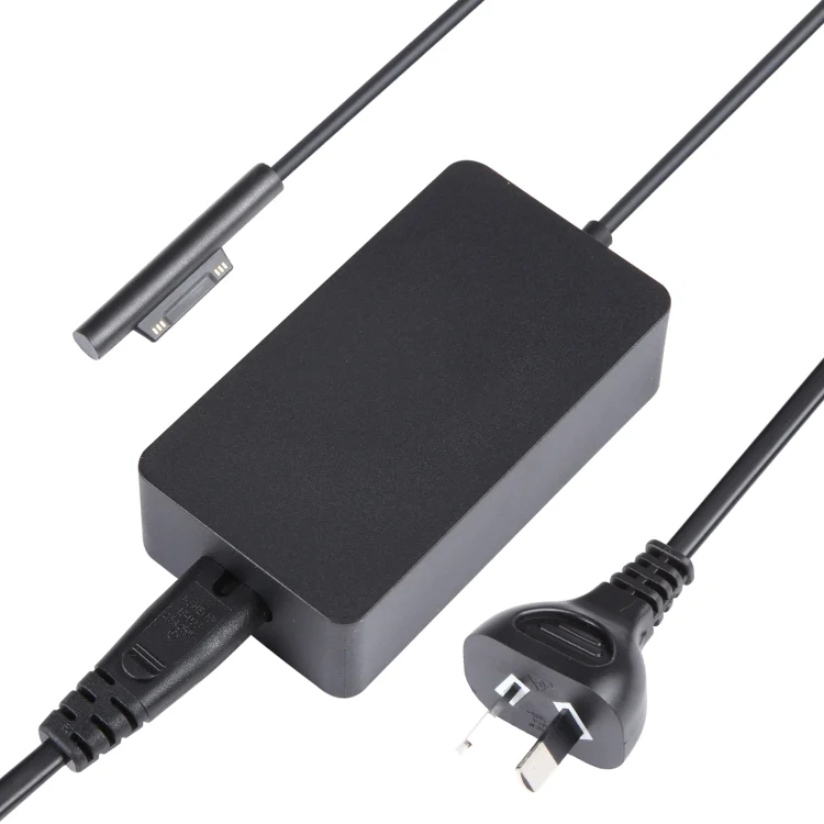 For Microsoft Surface Pro 7 / 7 Plus / 8 / 9 / X & Laptop 3 / 4 / 5 65W Laptop Power Adapter, Plug Type: AU Plug