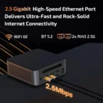 GXMO H90 Pro Windows 11 Mini PC, AMD Ryzen 7 8745HS Octa Core Processor, EU Plug - Image 9