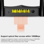Tenda AC8 AC1200 2.4 / 5GHz Dual-Band Gigabit Port Wireless Router - Image 4