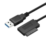 Professional USB 3.0 to 7+6Pin Slimline SATA Cable Adapter Indicator - Image 2