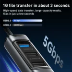 Yesido HB24 5 in 1 USB-C / Type-C Multifunction Docking Station HUB Adapter - Image 5