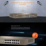 Tenda TEG1016D Desktop v6.0 16-Port Gigabit Ethernet Switch 6KV Lightning Protect - Image 4