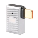 USB-C / Type-C Male to USB Female 10 Gbps 90 Degree Side Bend Charging Adapter - Image 5
