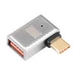 USB-C / Type-C Male to USB Female 10 Gbps 90 Degree Side Bend Charging Adapter - Image 6