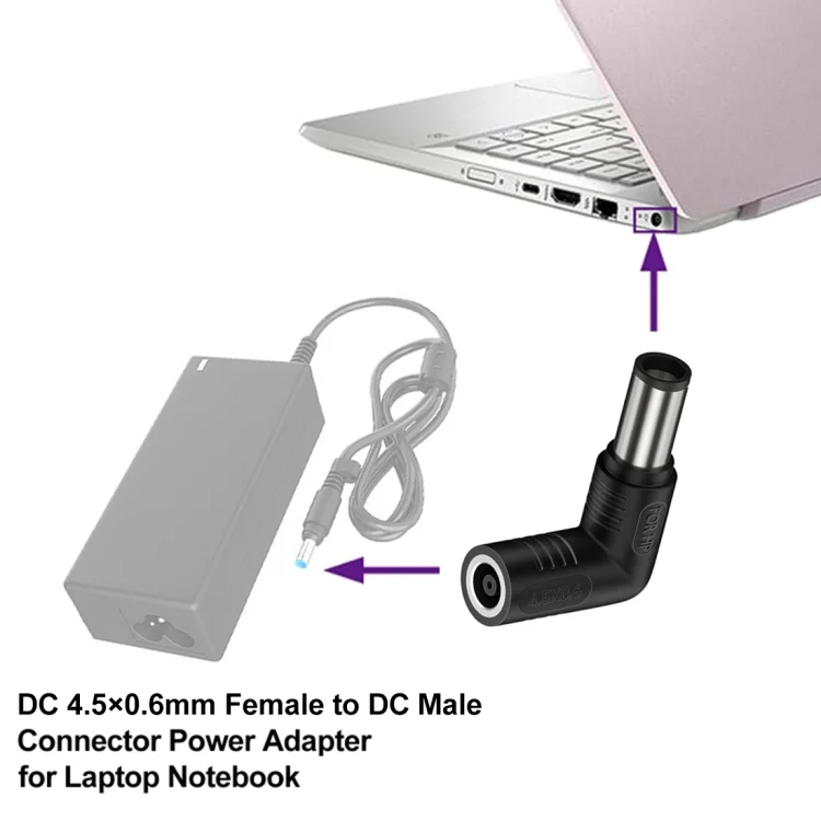 PC2610_2.webp 240W DC 4506 Female to DC 7450 Male Connector Power Adapter for DELL - Image 3