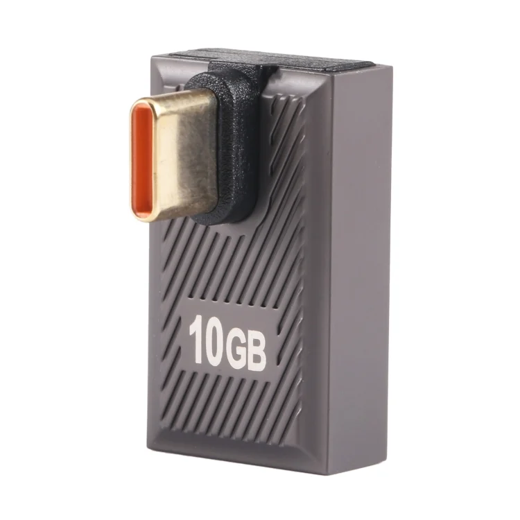 PC2614GM_1.webp USB-C / Type-C Male to USB Female 10 Gbps 90 Degree Middle Bend Charging Adapter - Image 5