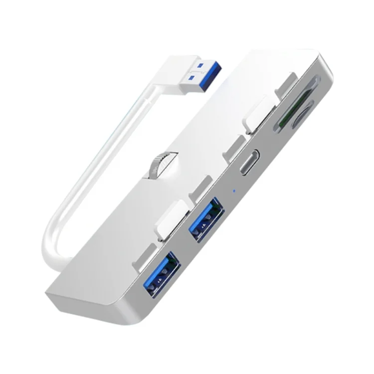 PC2621.webp Rocketek HC413 Type-C + USB3.0 x 2 + SD / TF Card Reader HUB Adapter - Image 1