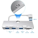 Rocketek HC412 USB3.0 x 3 + SD / TF Card Reader HUB Adapter - Image 2