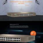 Tenda TEG1024D Desktop v7.0 24-Port Gigabit Ethernet Switch 6KV Lightning Protect - Image 4