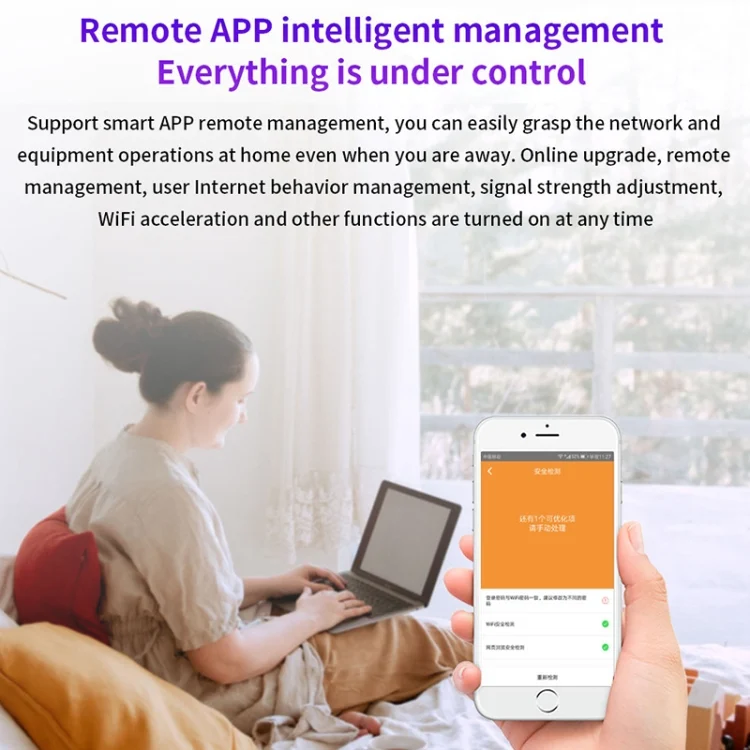 PC2627_12.webp Tenda AC23 AC2100M Wireless WiFi IPV6 Home Coverage APP Control Extender Router - Image 13