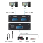 AM-U301 2 Input 1 Output USB 3.0 Switch - Image 7