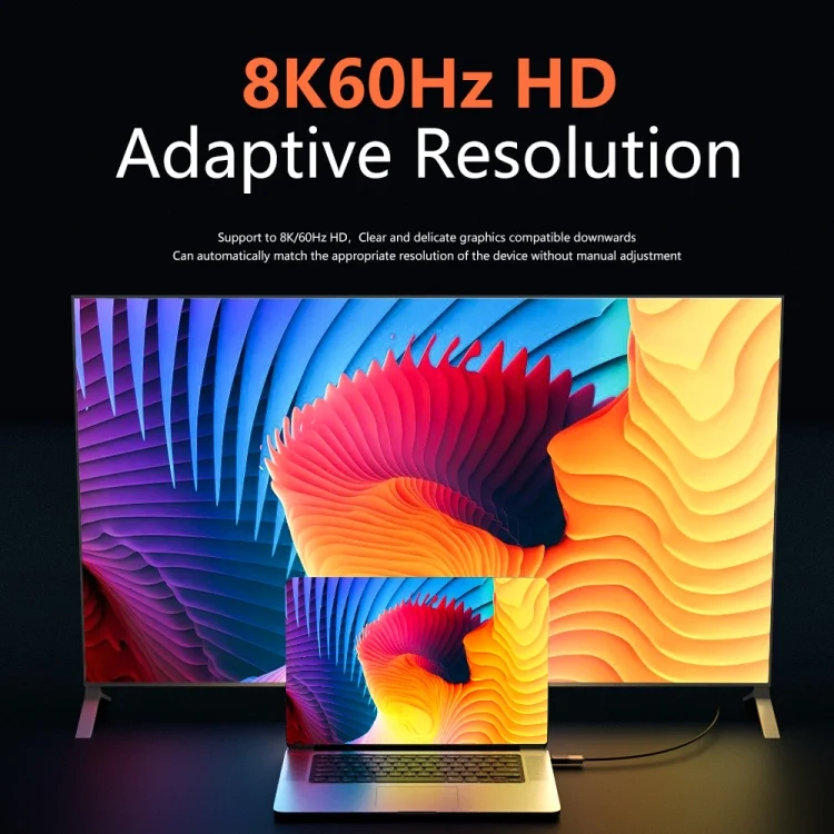 PC2644_B5.webp 8K 60Hz HDMI Female to DP Male Adapter - Image 6