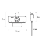 Yesido KM13 1080P 2.0MP USB Webcam, Cable Length 1.5m - Image 3