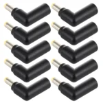 10 PCS 4.5 x 3.0mm Female to 5.5 x 2.5mm Male Plug Elbow Adapter Connector - Image 4