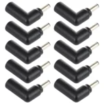 10 PCS 4.5 x 3.0mm Female to 4.5 x 3.0mm Male Plug Elbow Adapter Connector - Image 4