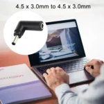 10 PCS 4.5 x 3.0mm Female to 4.5 x 3.0mm Male Plug Elbow Adapter Connector - Image 5