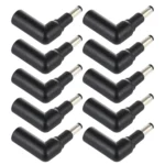 10 PCS 4.5 x 3.0mm Female to 4.8 x 1.7mm Male Plug Elbow Adapter Connector - Image 4