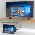 Rocketek SHX6 Multifunctional Dual Type-C Ports Expansion Dock HUB Adapter with LAN - Image 6