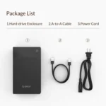 ORICO 3599U3 2.5 / 3.5 inch Portable USB3.0 Hard-Drive Enclosure, US Plug - Image 4
