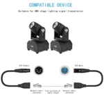 3-pin XLR Female to 2 x RJ45 Female Ethernet LAN Network Extension Cable, Cable Length: 30cm - Image 5