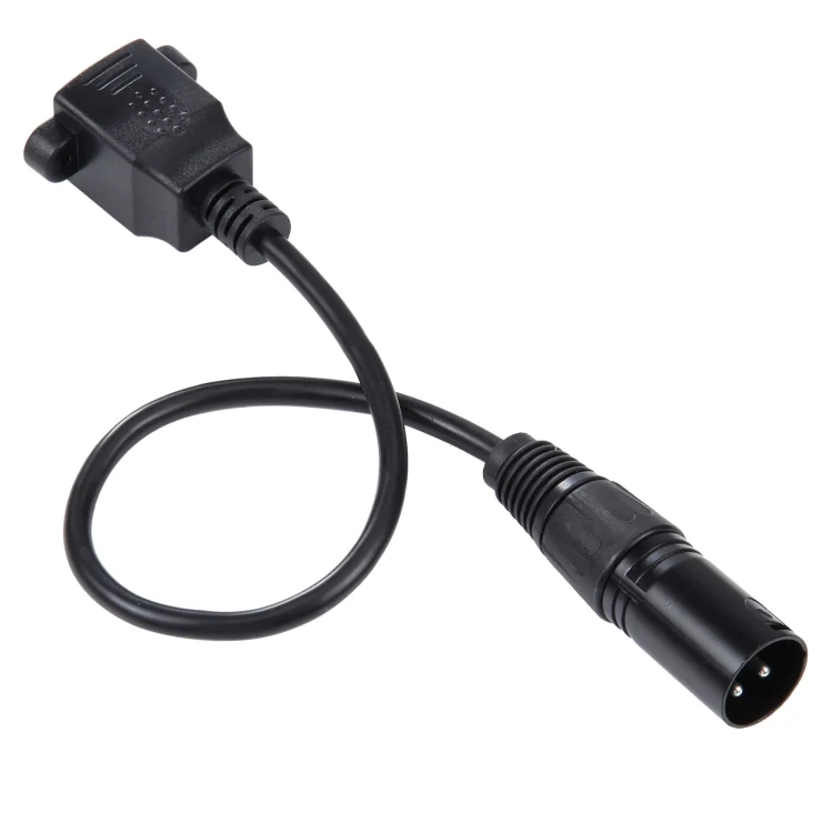 PC2876B_2.webp 3-pin XLR Male to RJ45 Female Ethernet LAN Network Extension Cable, Cable Length: 30cm - Image 3