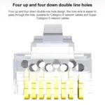 100pcs /Pack Cat6e Unshielded Pass Through RJ45 Connector Modular Plug - Image 7