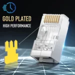 100pcs /Pack Cat6e Shielded Pass Through RJ45 Connector Modular Plug - Image 5