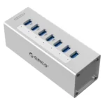ORICO A3H7 Aluminum High Speed 7 Ports USB 3.0 HUB with 12V/2.5A Power Supply for Laptops - Image 2