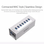 ORICO A3H7 Aluminum High Speed 7 Ports USB 3.0 HUB with 12V/2.5A Power Supply for Laptops - Image 7