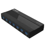 ORICO H727RK-U3 ABS High Speed 7 Ports USB 3.0 HUB with 12V Power Adapter for Laptops / Smartphones - Image 2