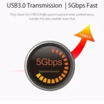 ORICO H727RK-U3 ABS High Speed 7 Ports USB 3.0 HUB with 12V Power Adapter for Laptops / Smartphones - Image 8