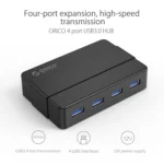ORICO H4928-U3 ABS High Speed 4 Ports USB 3.0 HUB with 12V Power Adapter for Smartphones / Tablets - Image 3