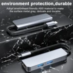 2011N 3 In 1 USB 3.0 x2 + HDMI Multi-function Type-C / USB-C HUB Docking Station - Image 6