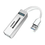15101 5 in 1 USB3.0 to 3 x USB + SD / TF Card Reader HUB Adapter