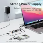 ORICO M3UT3 3-port USB 3.2 HUB with Card Reader - Image 7