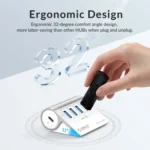 ORICO M3U4 Aluminum Alloy 4-Port USB 3.2 Gen1 5Gbps HUB - Image 12