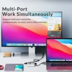 ORICO M3U4 Aluminum Alloy 4-Port USB 3.2 Gen1 5Gbps HUB - Image 9