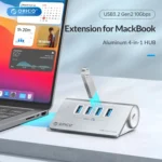 ORICO M3CU2 Aluminum Alloy 4-Port Type-C And USB 3.2 Gen2 10Gbps HUB - Image 2