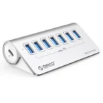 ORICO M3U7 Aluminum Alloy 7-Port USB 3.2 Gen1 5Gbps HUB with 0.5m Cable