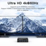 KC-KVM202AS 4K 60HZ USB3.0 HDMI Dual Display KVM Switcher Support EDID Analog Lock Screen - Image 3