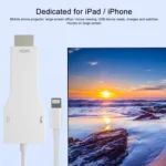 NK-1078 8 Pin to HDMI Male + USB Female Adapter Cable, Length:1m - Image 4